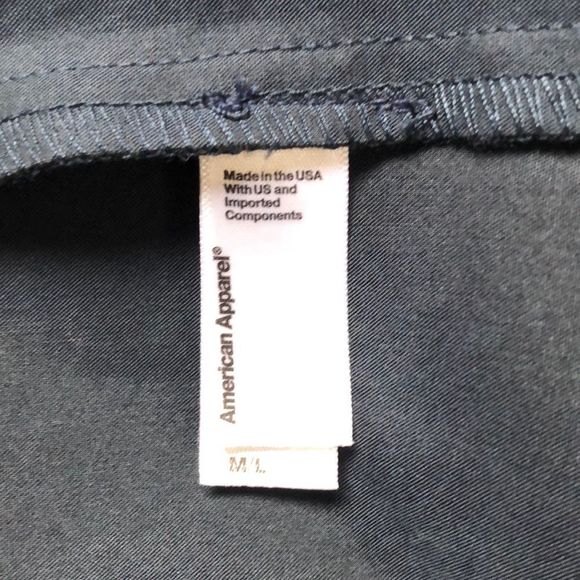 American Apparel Lightweight Vegan Silk Dylan Trench - Picture 12 of 13